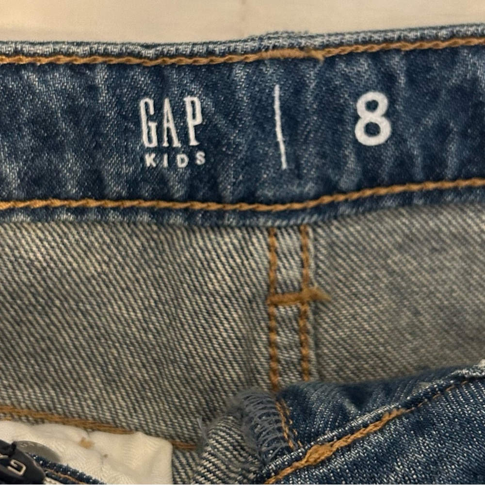 Girls GAP High Rise Jean Skirt - Picture 3 of 6